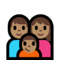 Family - Medium emoji on Microsoft